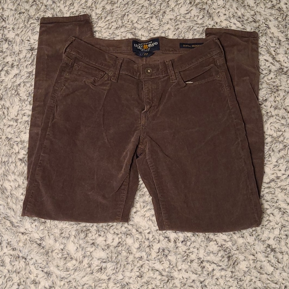 Brown Corduroy Lucky Pants